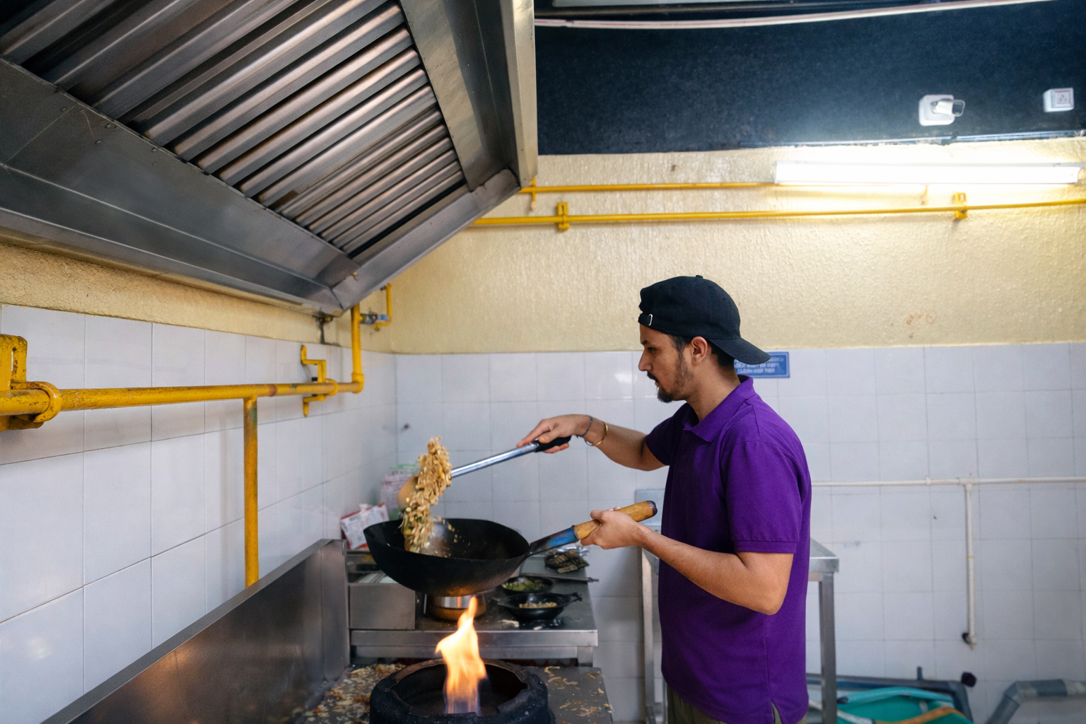 Shared kitchen and dining at Ruby