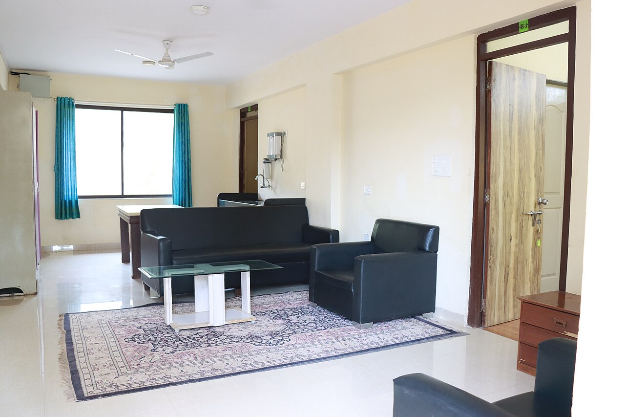 Hostel common room and seating area